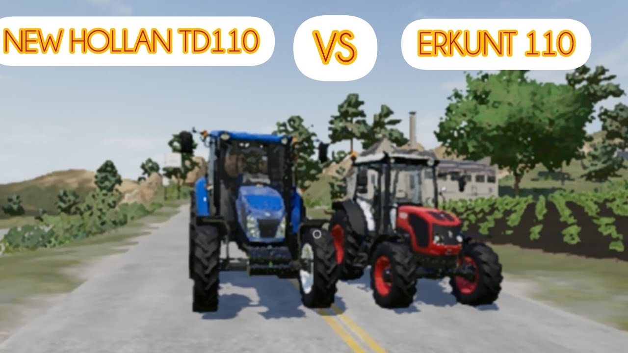 FS23 – Erkunt 110 vs New Holland 110 Hız Testi 😱 Kim Daha Sürətli?