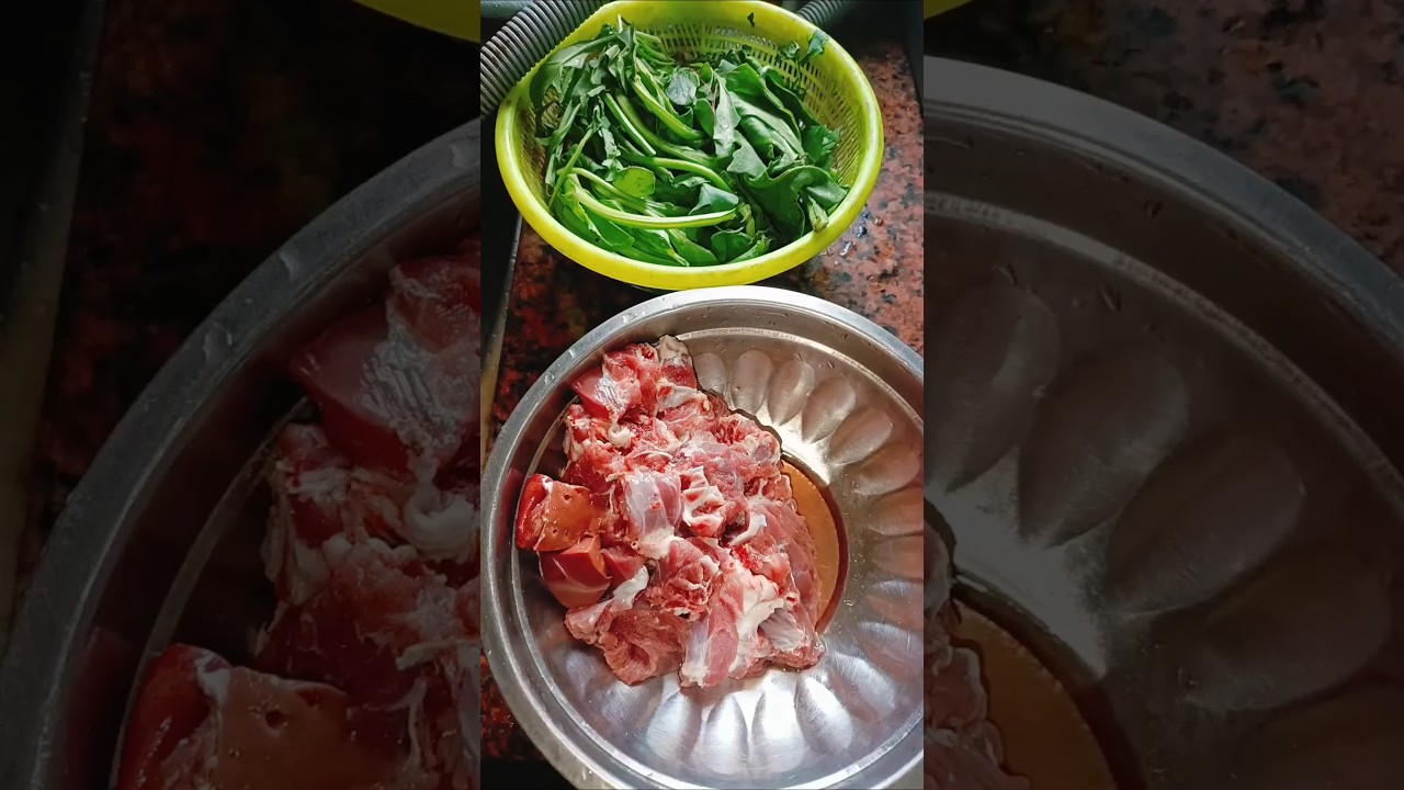 Palak Mutton curry|Saag Meat easy recipe|पालक साग मटन|Spinach Meat recipe|