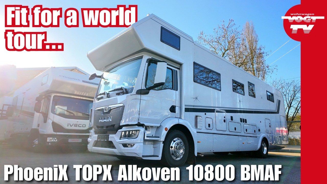 Luxury colossus: PhoeniX TOPX Alcove 10800 BMAF 🤩 New on sale, almost 11 metres, with car garage