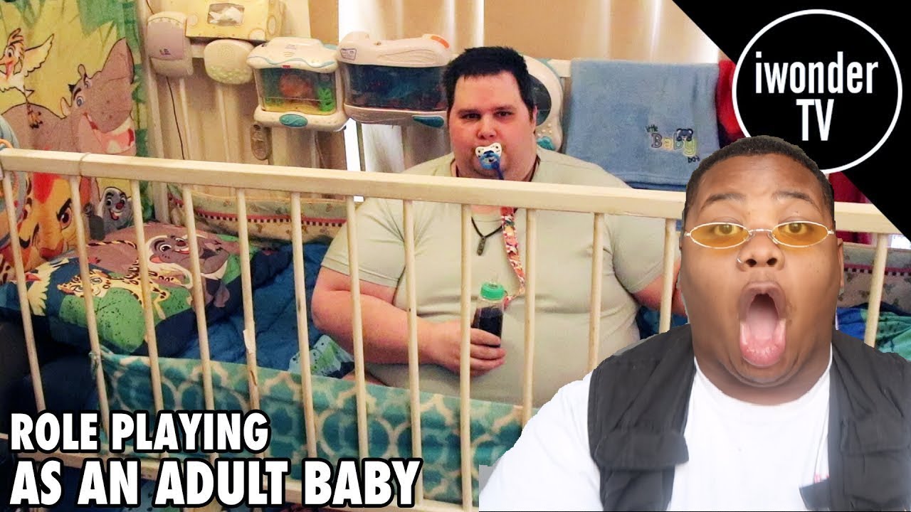 37 Year Old Man Dress Up As A Baby And Sleep In Crib......