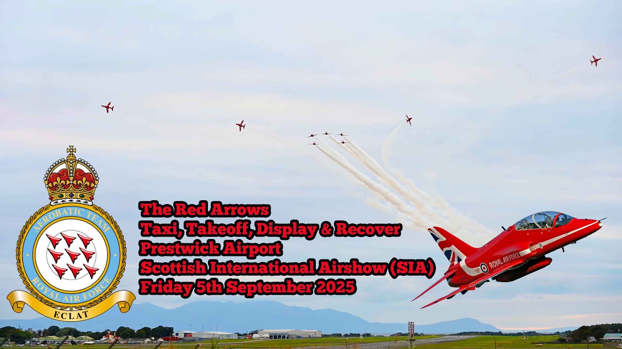 The Red Arrows - Scottish International Airshow 2025