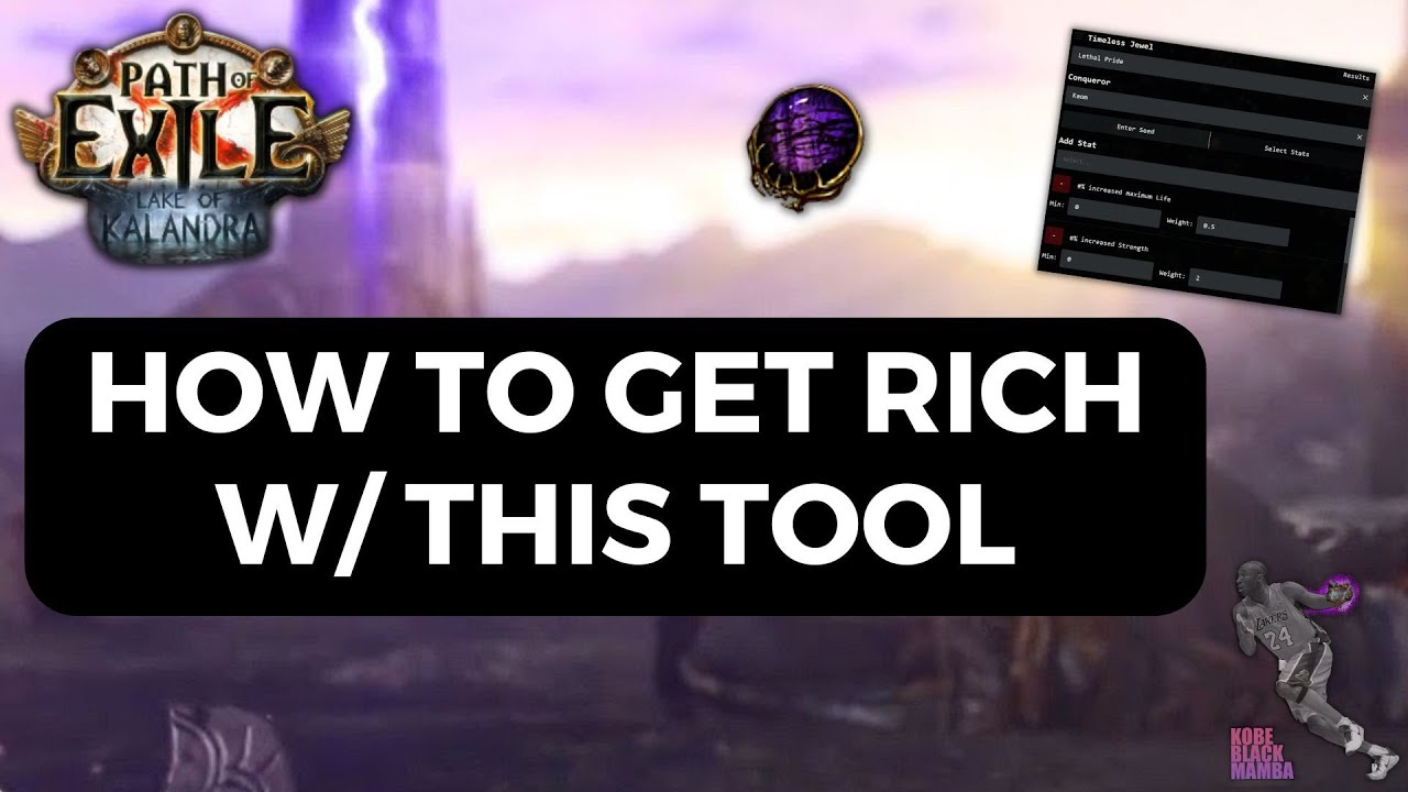 [PoE 3.19] Get Rich (100+ Divines) and Fix Your Build w/ Timeless Jewel Calculator