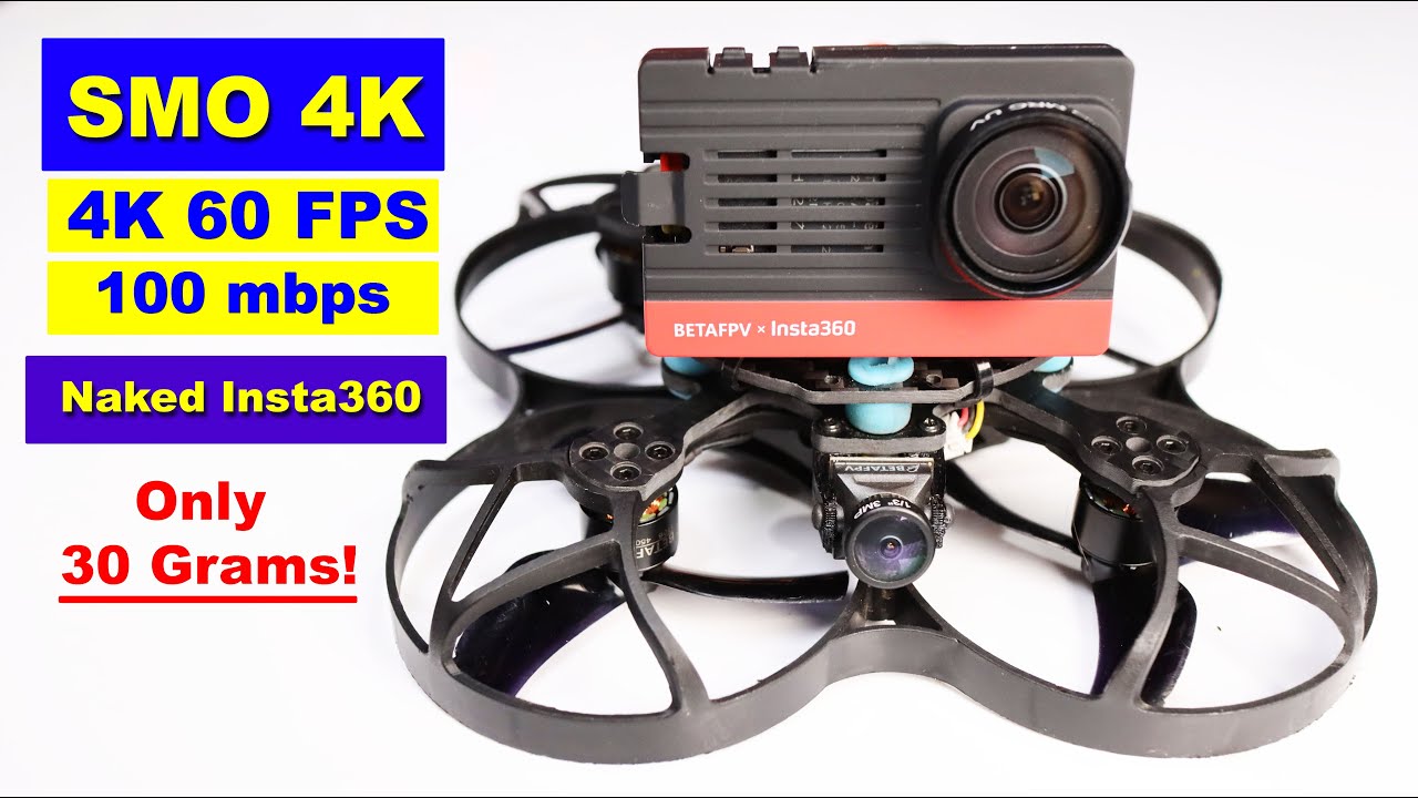The New Naked Insta360 Camera - 4K 60 FPS and only 30 Grams! Review - SMO 4K