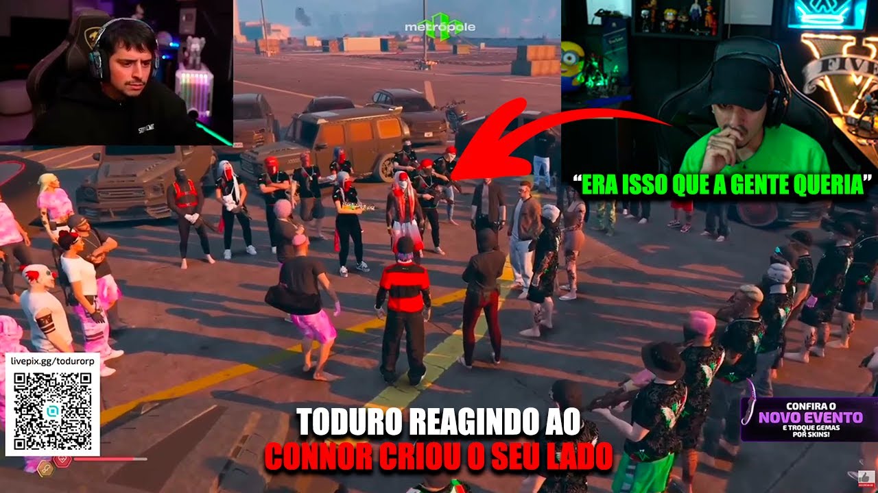 TODURO REAGINDO AO CONNOR CRIOU O SEU LADO