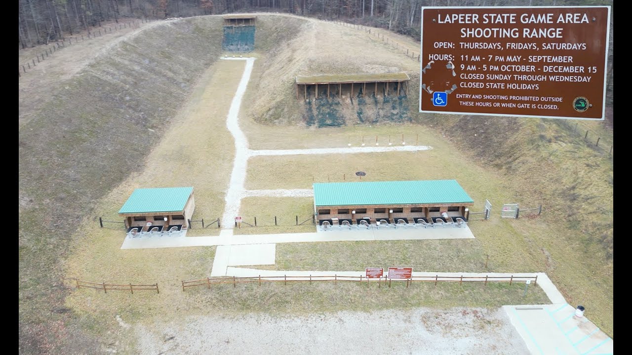 Lapeer Pit Shooting Range, Lapeer Michigan - Newly Renovated by MI DNR