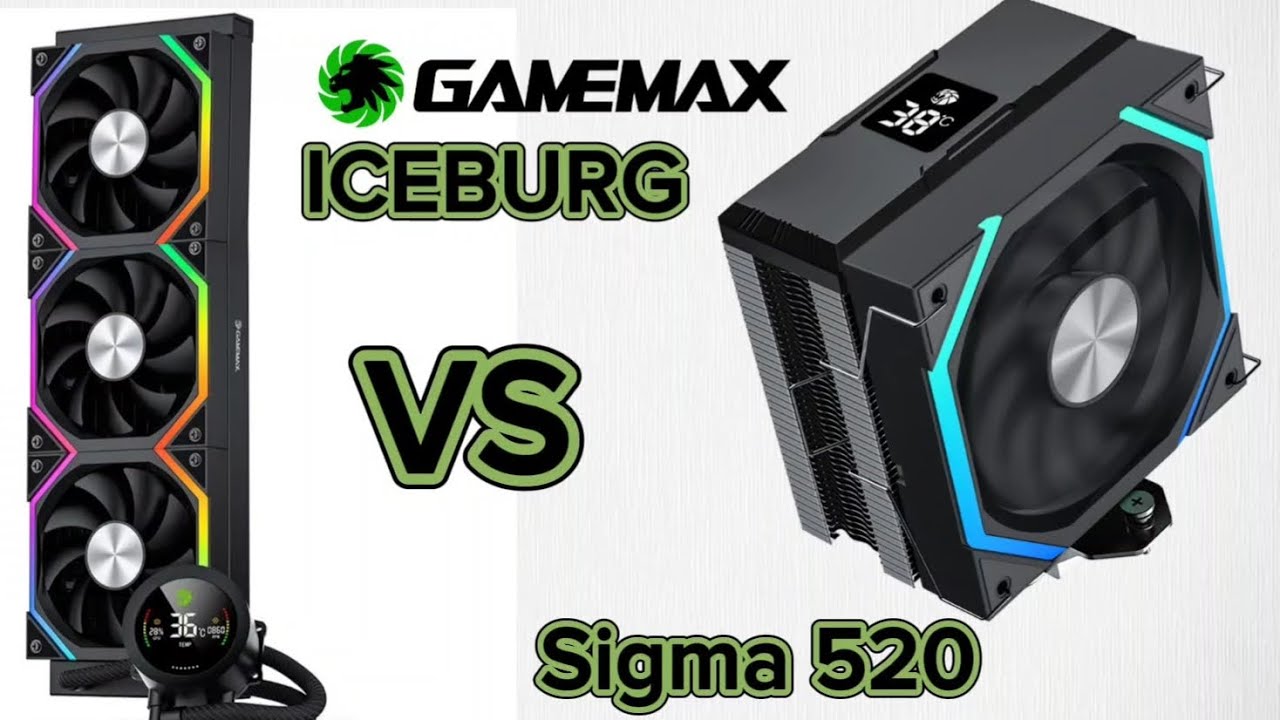 Water Cooler VS Aircooler | ICEBURG 360n2 VS SIGMA 520 | Qual leva a melhor?