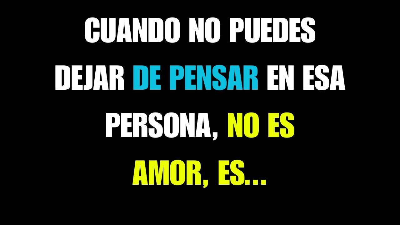 Los Psicólogos Dicen: Cuando No Puedes Dejar De Pensar En Alguien, No Es Amor