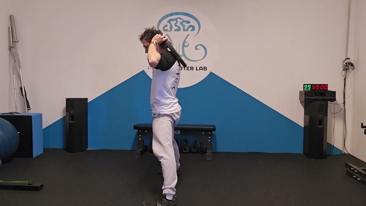 Straddle Stance Good Morning