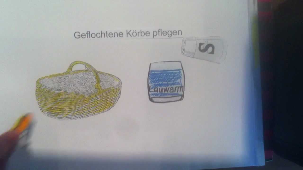Geflochtene K&ouml;rbe pflegen - Tipps