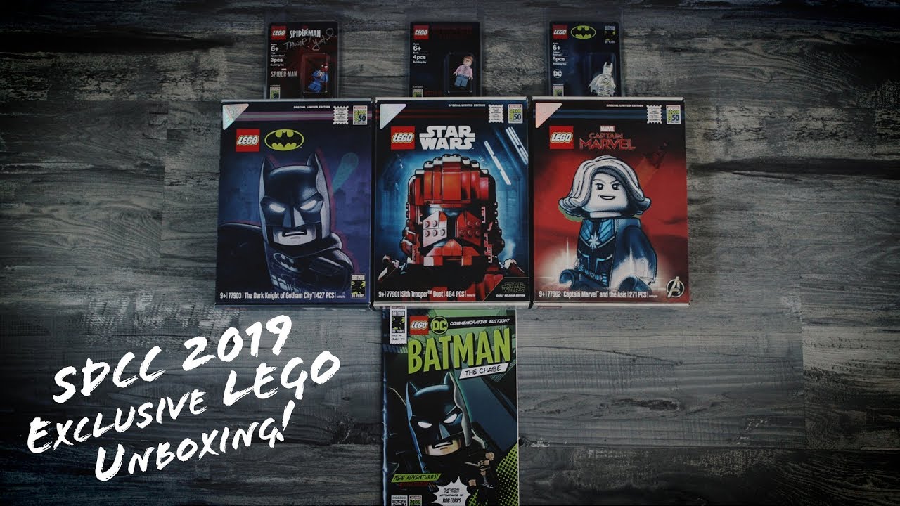 LEGO SDCC 2019 Exclusives Unboxing & Build