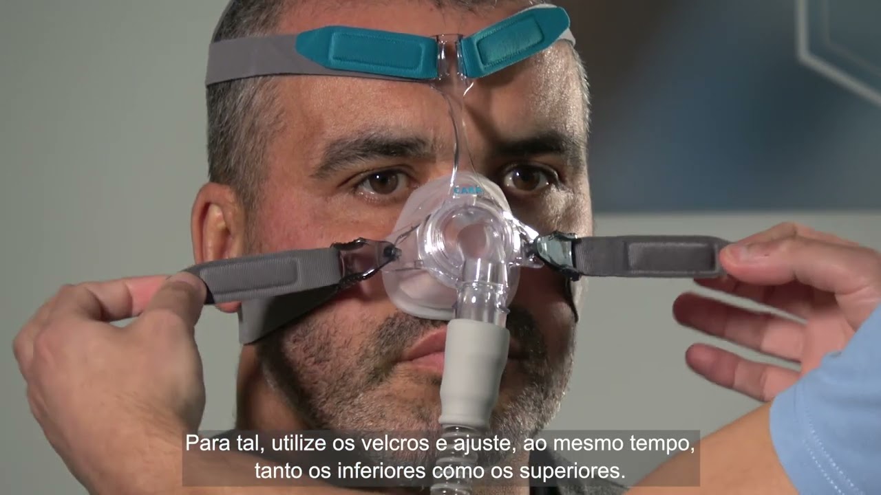 Linde Saúde | Ventiloterapia - Ajuste Máscara Nasal CARA