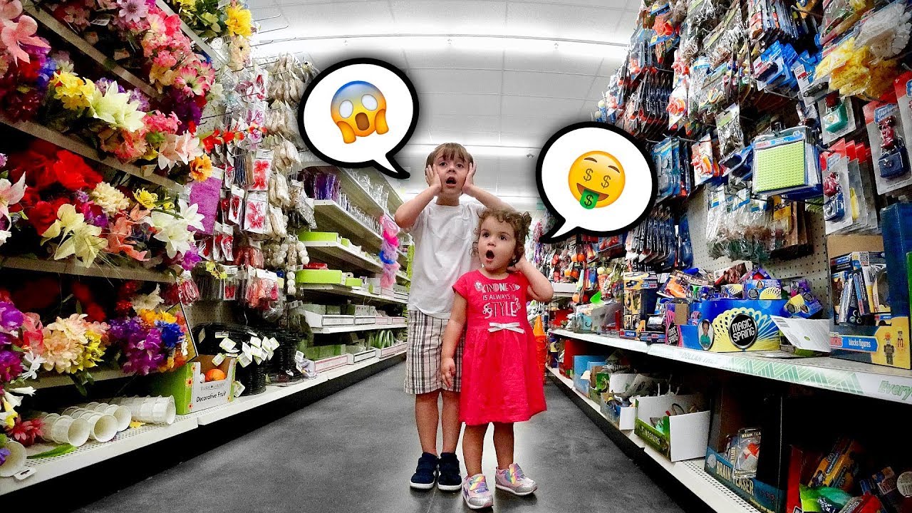 TUDO POR 1 DOLAR COM MARCOS E LAURA - Familia Brancoala nos Estados Unidos