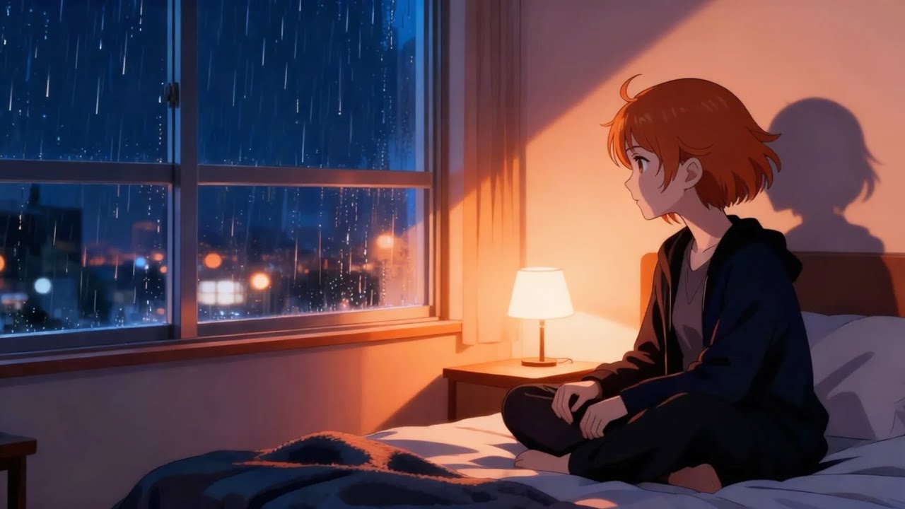 Rain Outside, Quiet Inside 🌧️ Night Lo-Fi to Relax | 1 Hour Lo-Fi • Moonami Lo-Fi