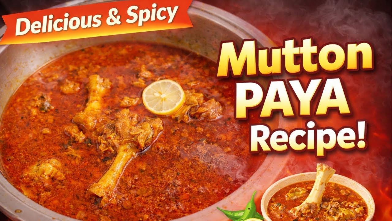 How To Make Mutton Paya Salan 2026 | Make Mutton Leg Soup At Home