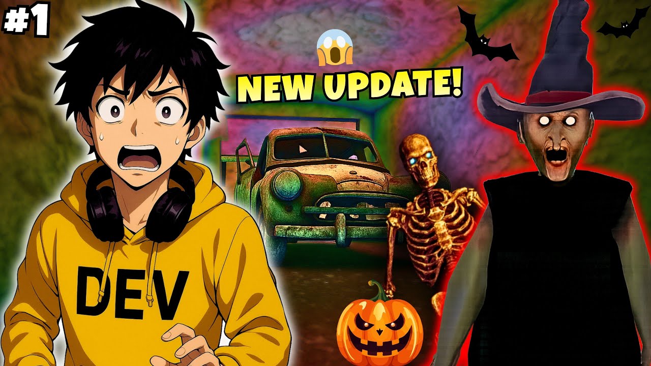 GRANNY Becomes a WITCH 👻 | NEW OFFICIAL HALLOWEEN UPDATE
