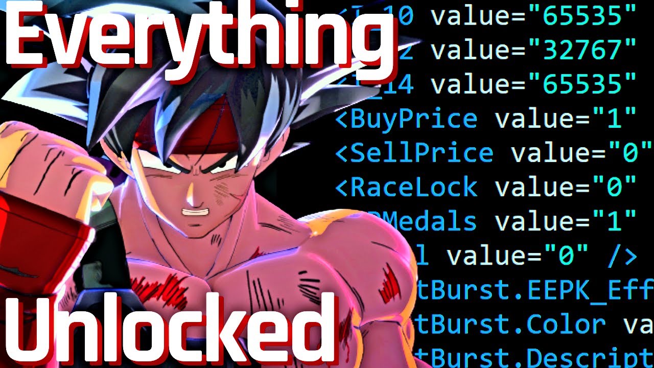 Unlock Everything In Dragon Ball Xenoverse 2