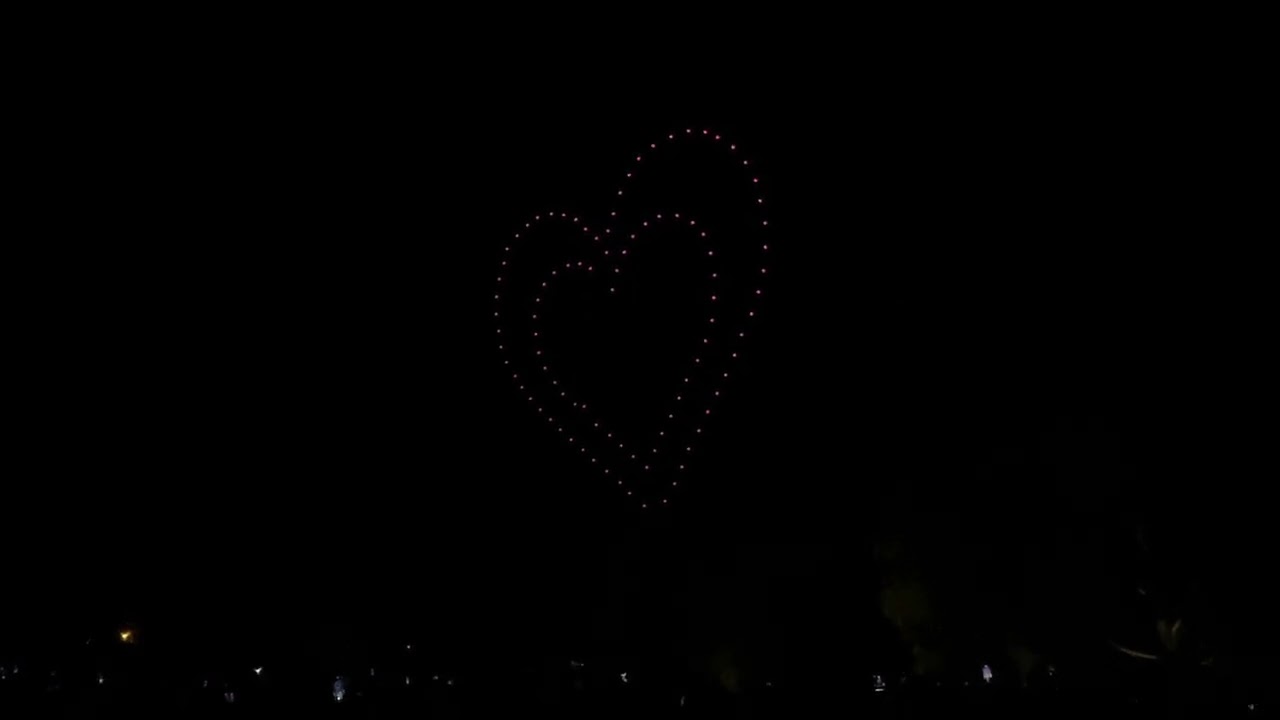 Abus 100 years Drone show