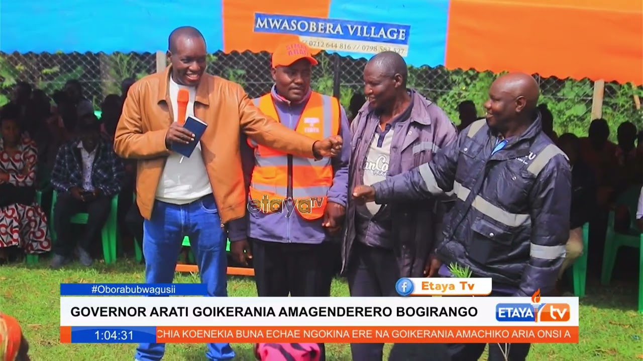 Governor Simba Arati launches Nyagenke Dispensary in Boikanga, South Mugirango