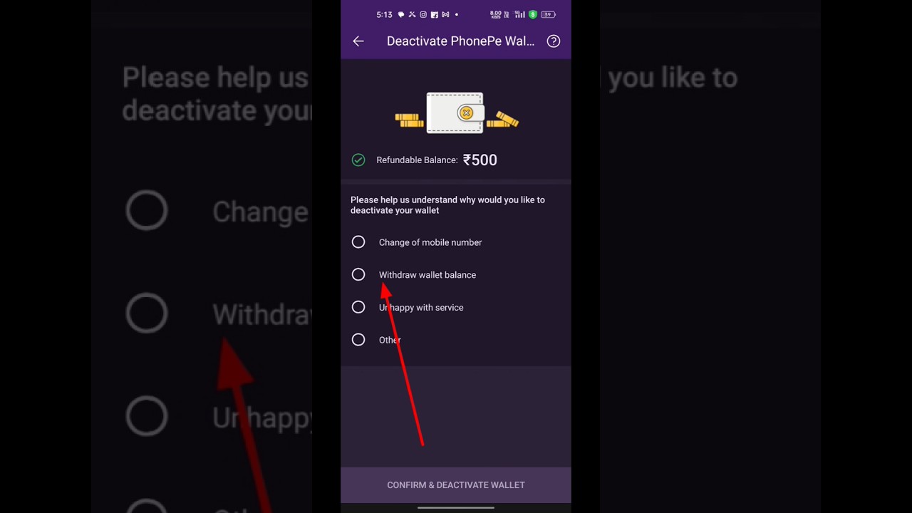 Phone Pe Wallet | Wallet Withdraw Kisa Kara | Phone pe Main Paise kisa Nikla #shorts #phonepe