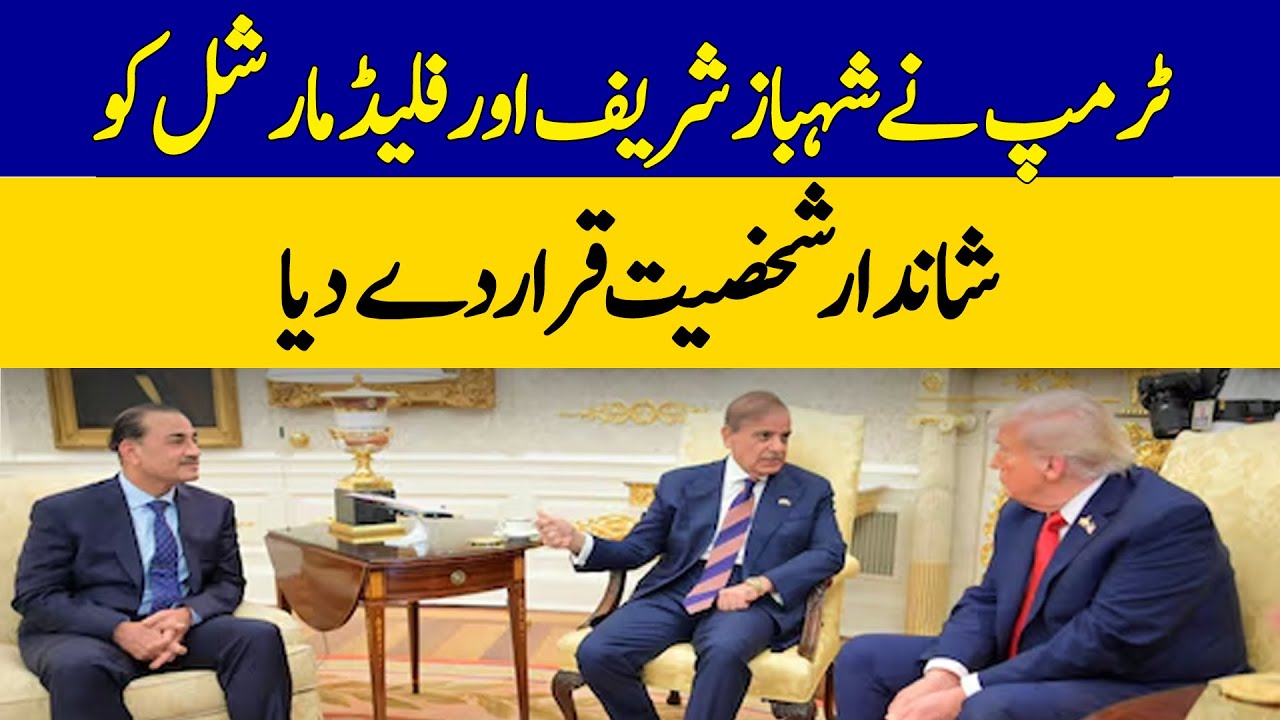Donald Trump Surprising Comment for Shehbaz Sharif and Field Marshal Asim Munir | Dawn News