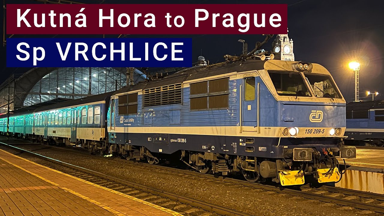 TRIP REPORT | Sp Vrchlice | Kutná Hora to Prague | Farewell to class 150.2