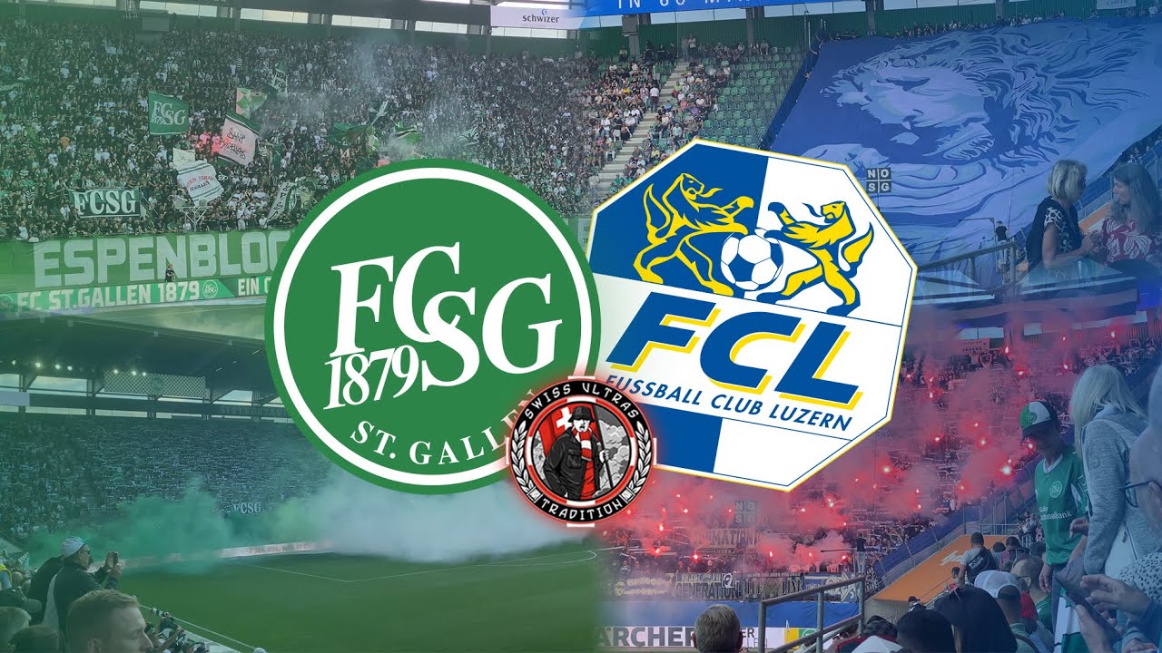 FC St. Gallen 0:1 FC Luzern | 24.08.2025 | Choreo, Pyro, Fanchants | Swiss.Ultras.Tradition
