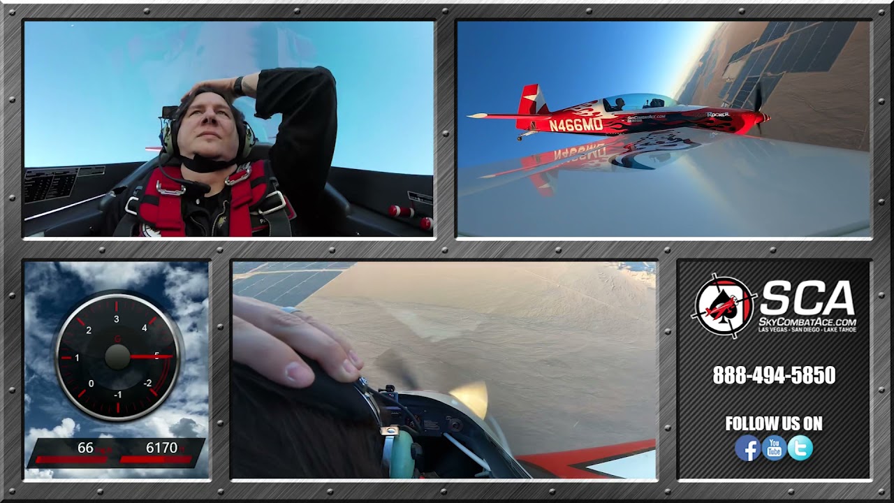 Flying a stunt plane with SCA Las Vegas