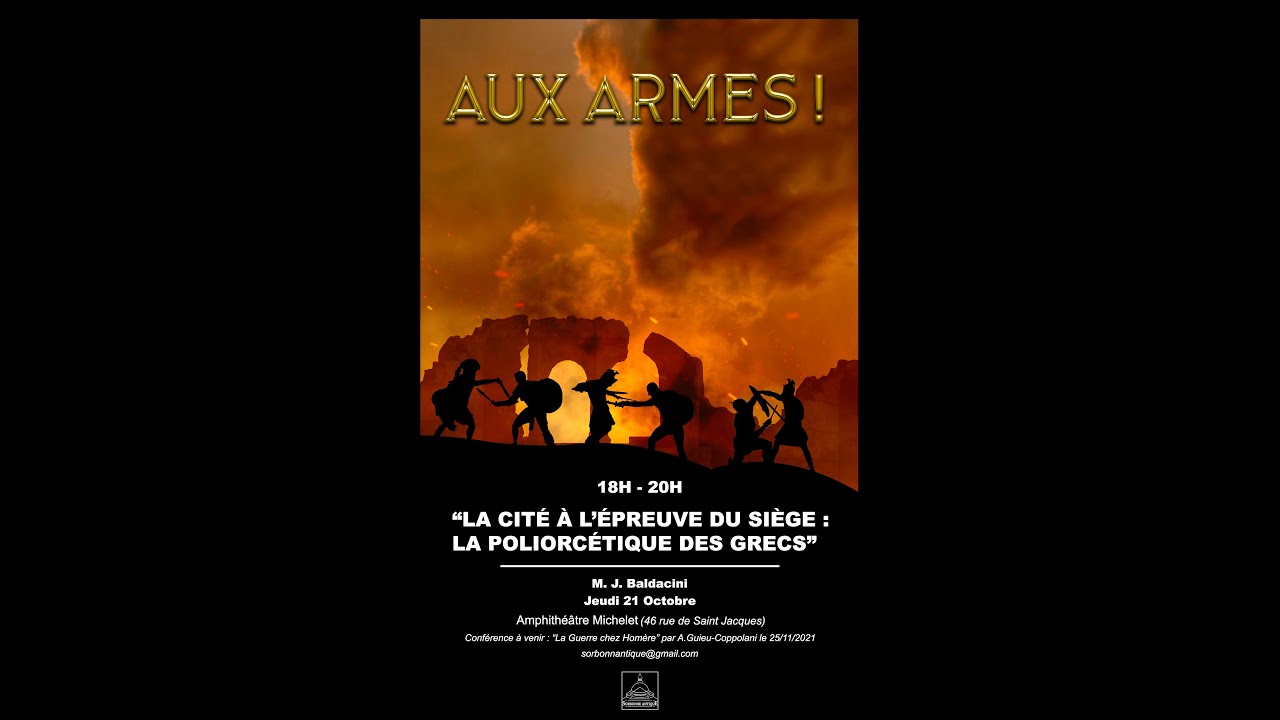 Aux Armes ! : « La Cité à l’épreuve du siège : la poliorcétique des Grecs » - Julien Baldacini