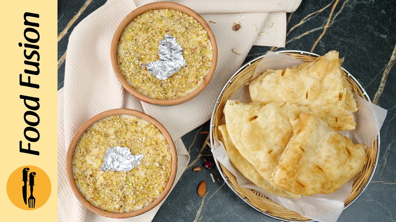Special Kheer & Puri Paratha Recipe by Food Fusion