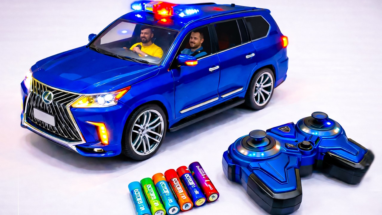Unboxing cool RC Mimi bus, RC Medical ambulance,Ev Transforming Excavator,Ev Spider-Man Warrior