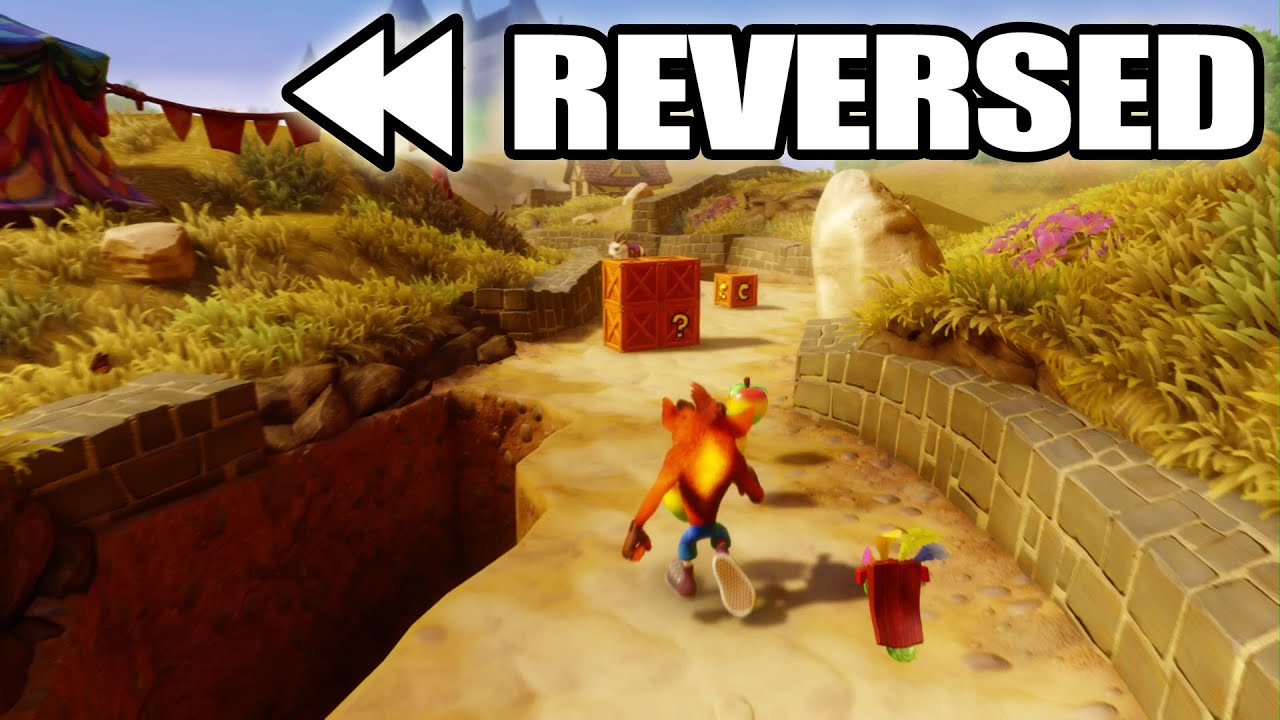 Crash Bandicoot: Warped [N. Sane Trilogy] gameplay REVERSED