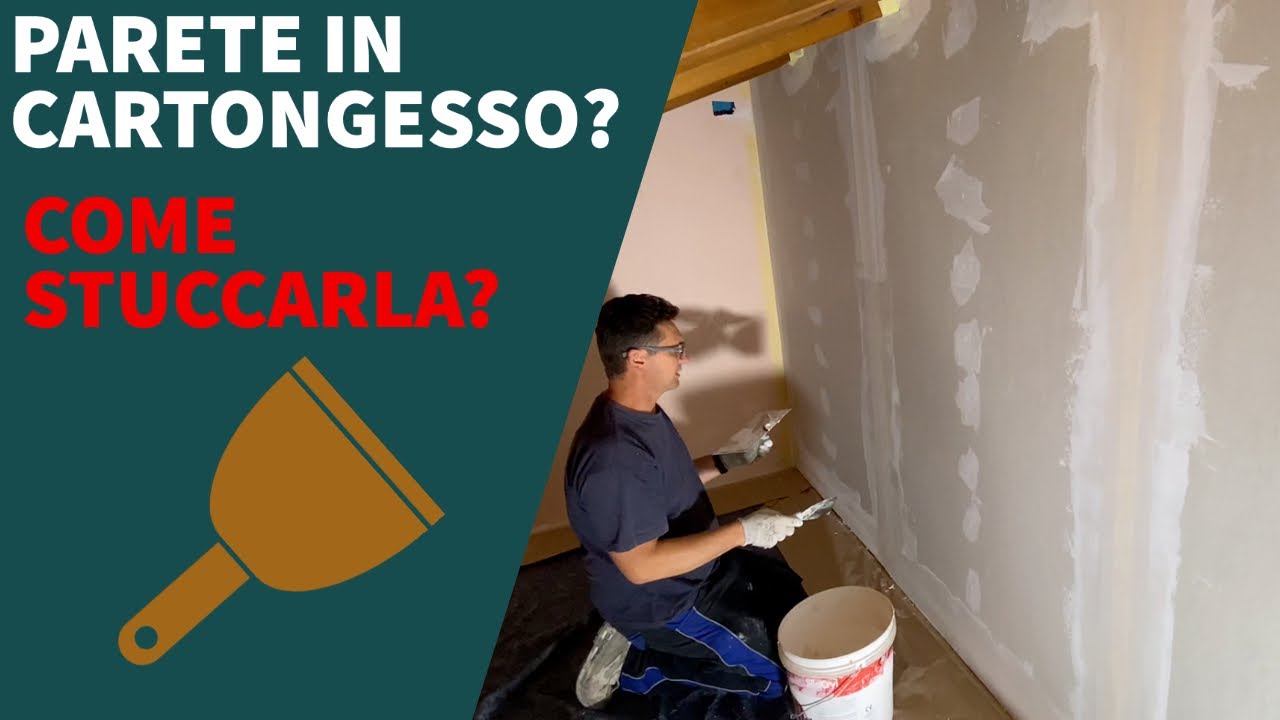 Come stuccare una parete in cartongesso