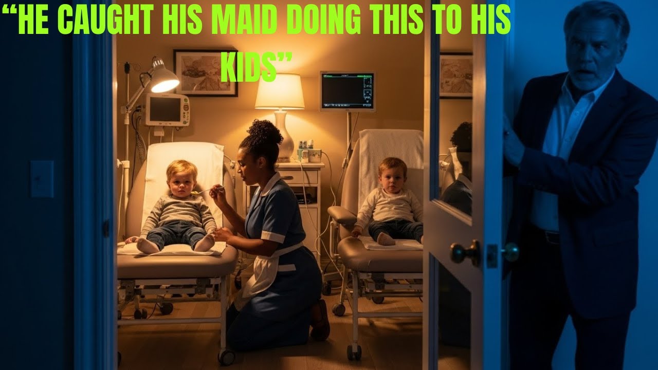 BILLIONAIRE’S TWIN CHILDREN WERE BORN DISBALED, BUT WHAT HE CAUGHT THE MAID DOING LEFT HIM SPEECHLES
