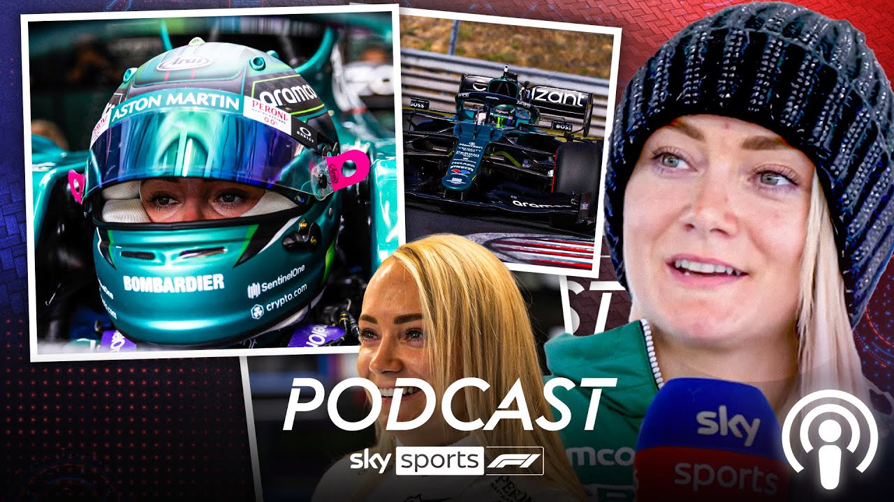 How it feels to drive an F1 car for the first time! 🔥 | Jessica Hawkins | Sky Sports F1 Podcast