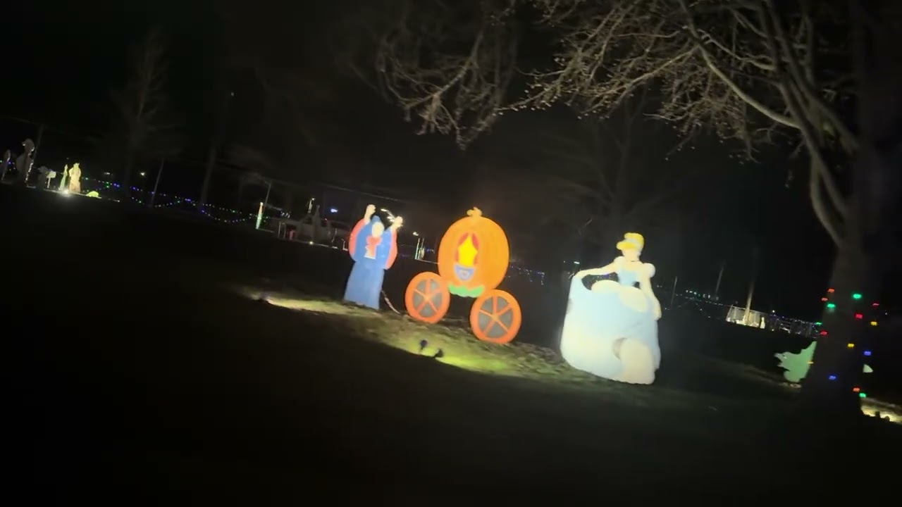 Christmas lights display December 31, 2025 ￼