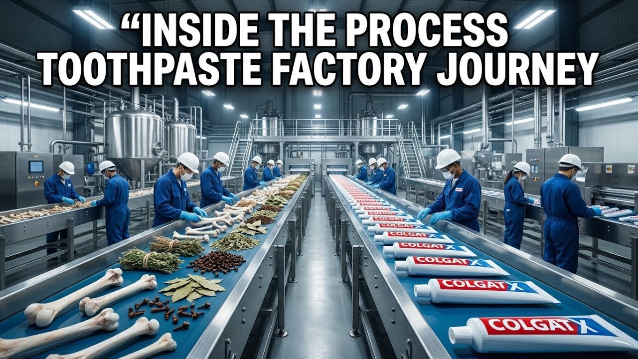 Hectic Inside Process | Toothpaste Factory Full Journey | Raw Ingredients to Final Paste