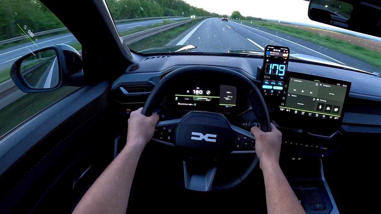 2025 Dacia Bigster Journey Hybrid | 155 PS | SUNSET POV DRIVE | ASMR | TOPSPEED