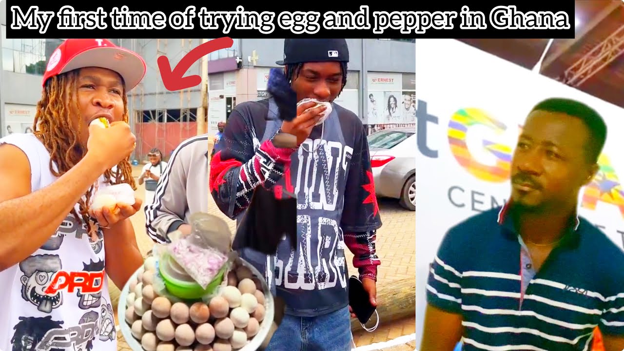Нигериец впервые в Гане, пробует яйцо и перец, и вот их реакция🇬🇭🇳🇬