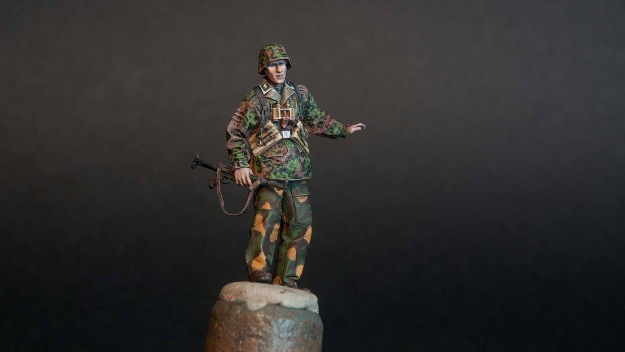 Figure Painting 'My way' - Alpine Miniatures 1/35 12th SS 'HJ' Grenadier NCO