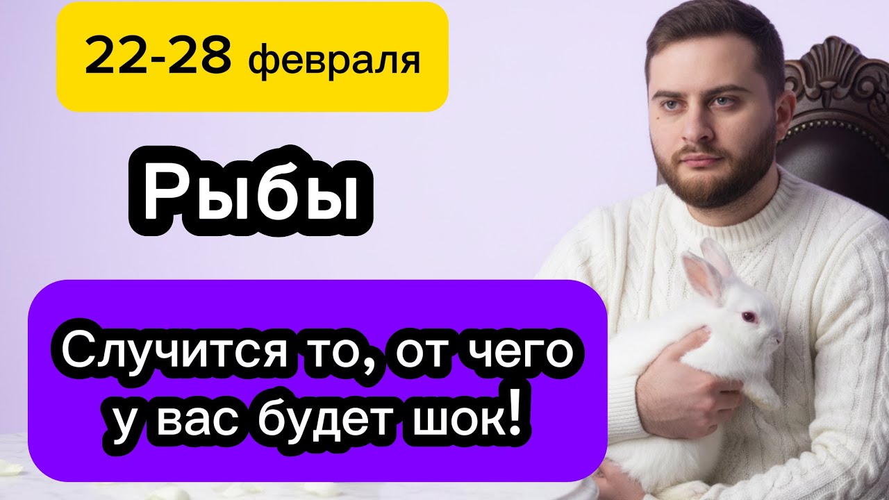 Рыбы - 22-28 февраля. Таро. Случится то, от чего у вас будет шок! 