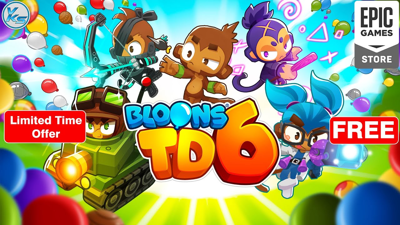 🔥 Bloons TD 6 Free on Epic Games Store | Bloons TD 6 FREE NOW