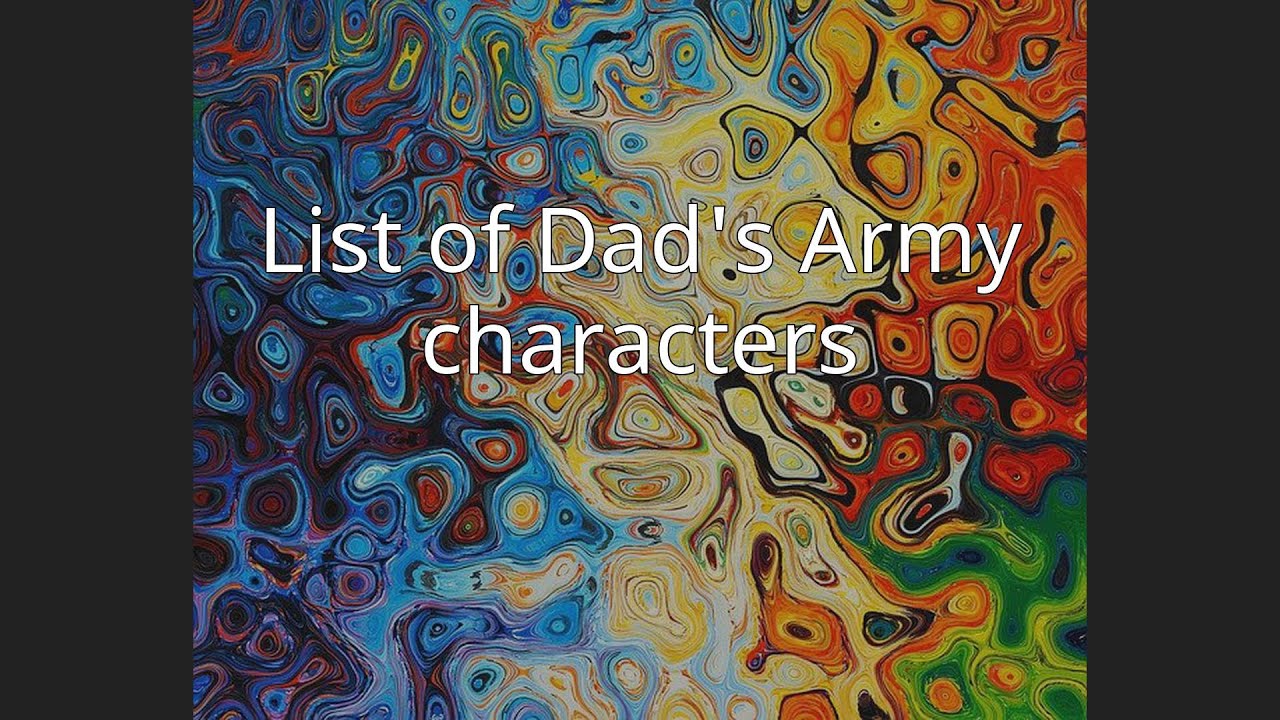 List of Dad's Army characters