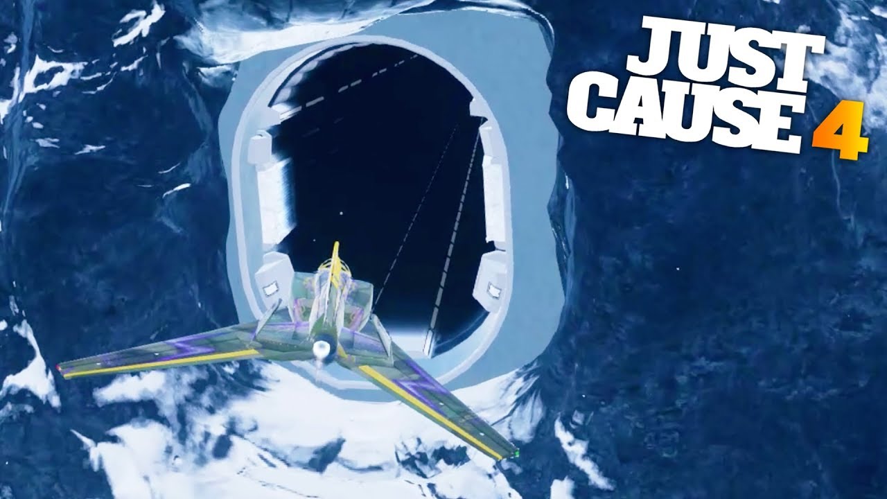 TITLE:FLYING A JET INTO THE SECRET MOON BASE... Just Cause 4 Free Roam!