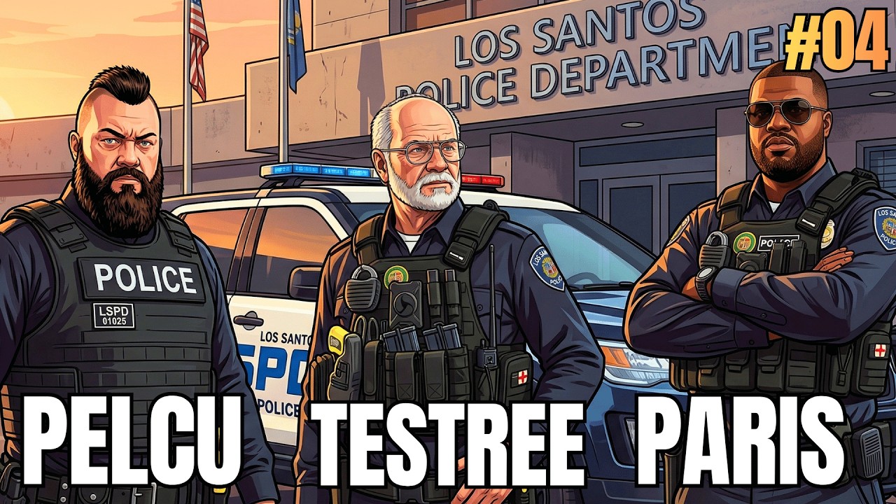 POTR&Oacute;JNY PATROL - TESTREE PARIS I PELCU W POLICJI - ODCINEK 4 [TESTREE PARIS GTA 5 RP]