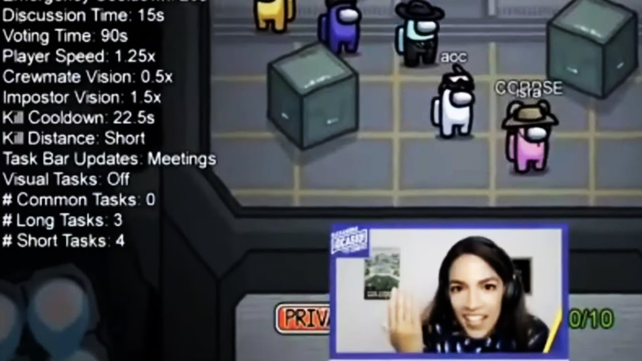AOC Plays Among Us On Twitch