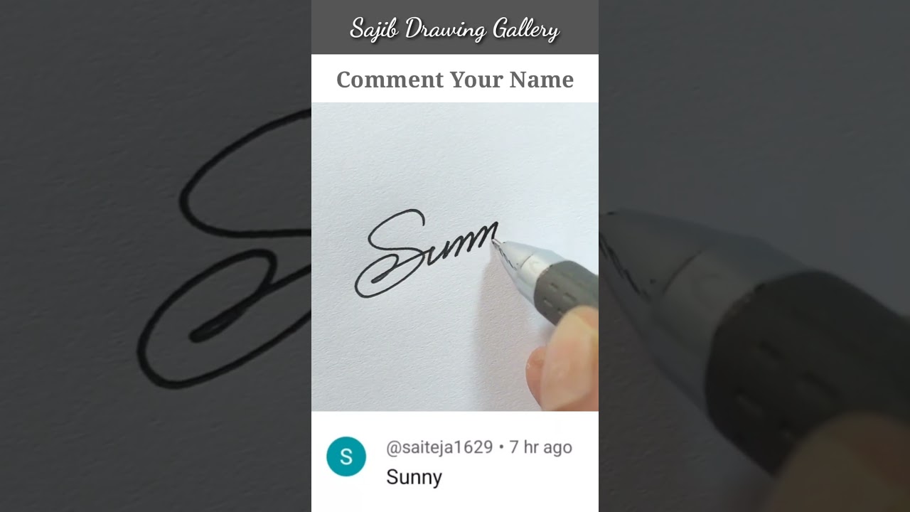 S Signature || Sunny #shorts