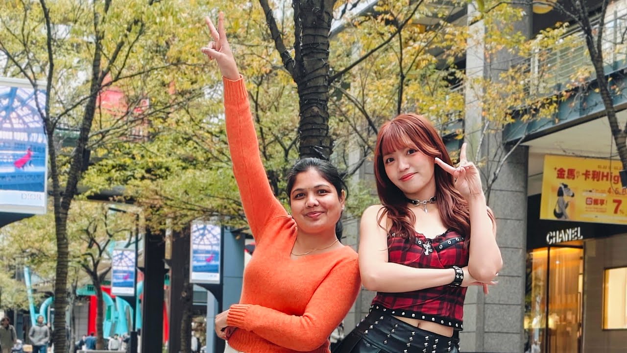Live Dance Performance Behind Breeze Mall | Taipei City Hall Vibes | Taiwan Street Vlog #support  