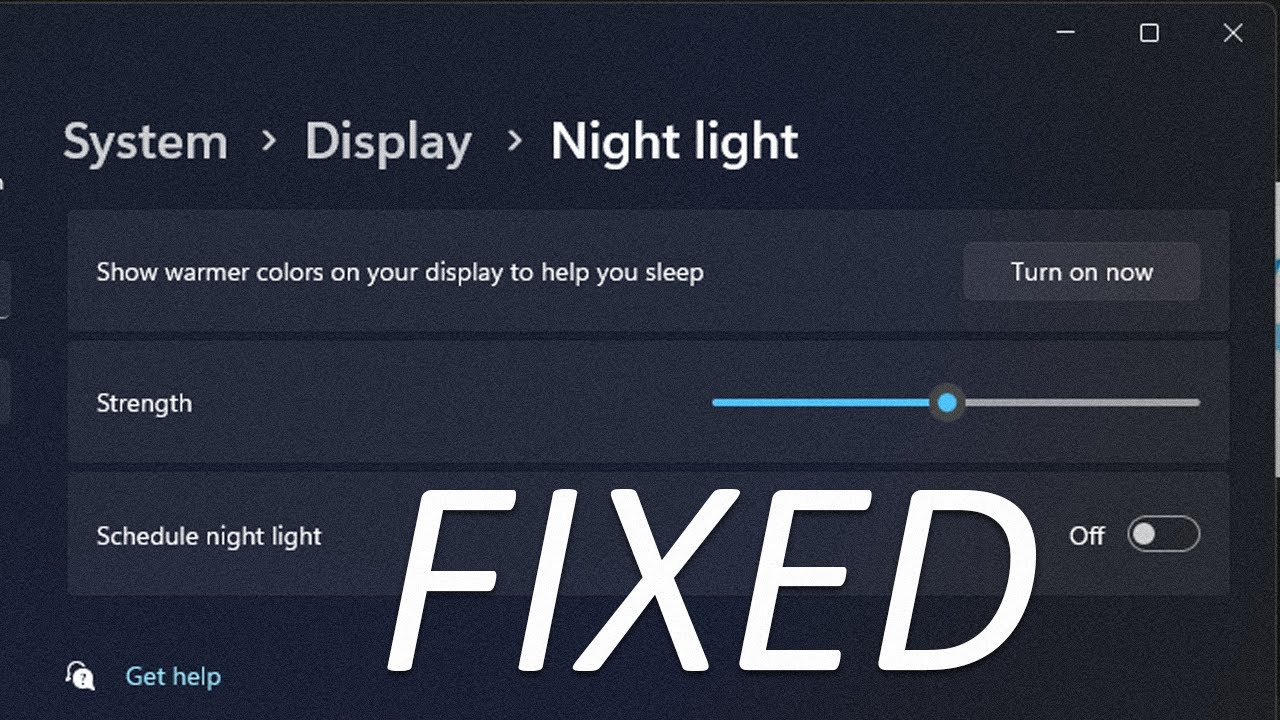 Night Light Not Turning Off in Windows 11 EASY FIX