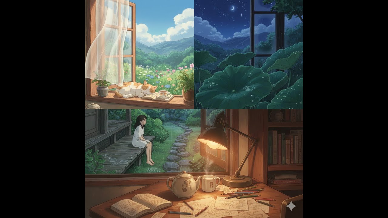 A Peaceful Morning in the Countryside | Studio Ghibli Inspired Animation