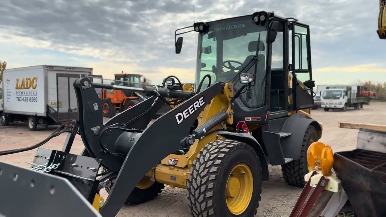 How to operate & setup the new massive Snowex Power Pusher winged plow on compact loader!